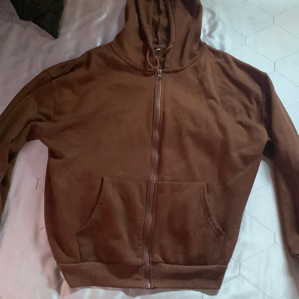 Brown Zipup